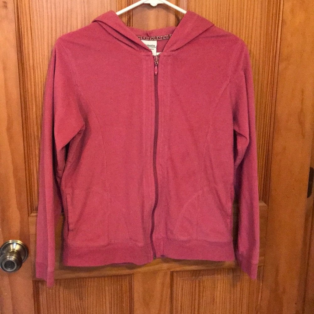 Columbia zip up hoodie.